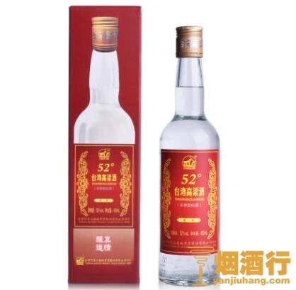 <b>52°台湾阿里山高粱酒贵宾450ml</b>